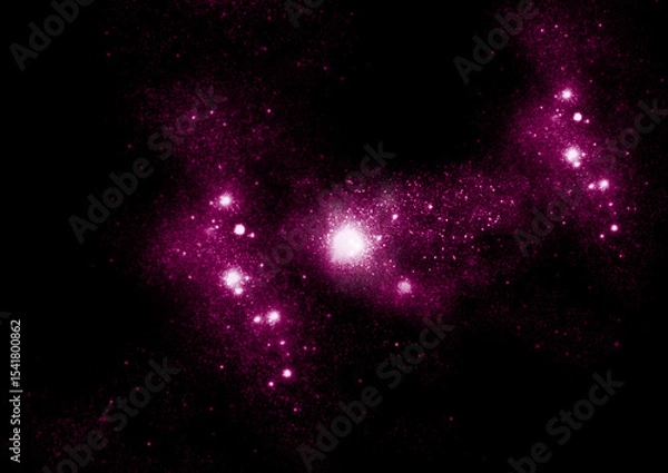 Fototapeta galaxy in a free space.