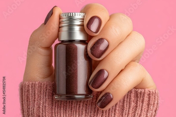 Obraz Glossy nail polish bottle