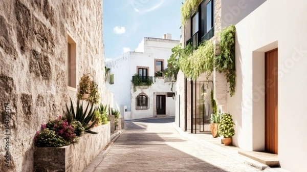 Obraz street full of modern houses