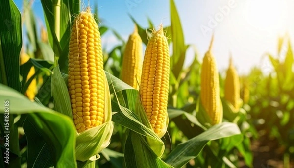 Fototapeta corn in the field