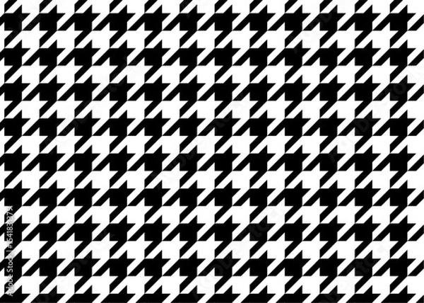 Fototapeta 黒い千鳥格子の透過素材 パターン 壁紙 背景のイラスト