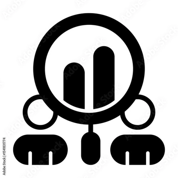 Obraz Competitor Analysis Vector Icon