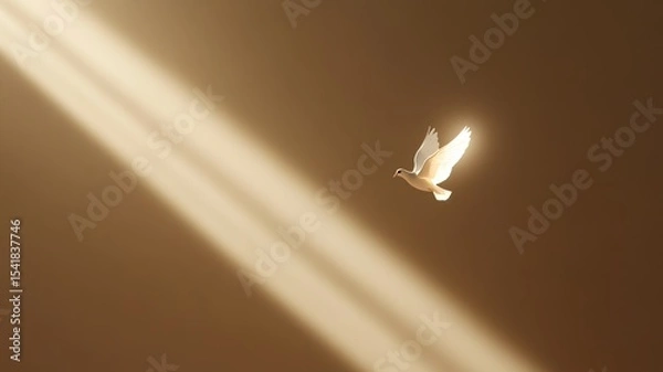 Obraz A symbolic scene representing the Holy Trinity