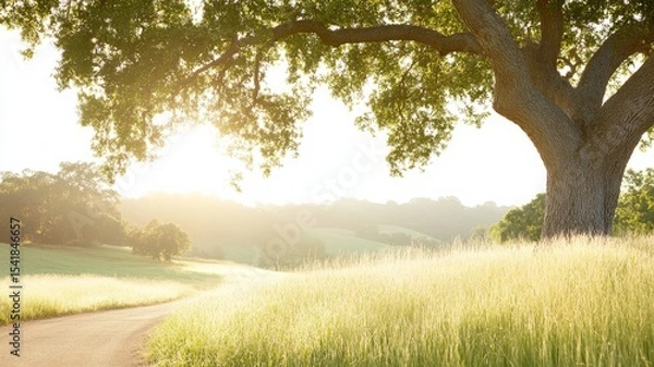 Obraz A tranquil nature scene symbolizing the Trinity