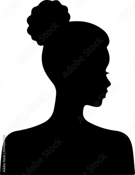 Obraz Woman Silhouette Vector Art, Elegant Woman Silhouette Design, Fashion Woman Silhouette Vector, Female Silhouette Illustration, Stylish Woman Vector Art, Girl Silhouette Clipart, Modern Woman Silhouett