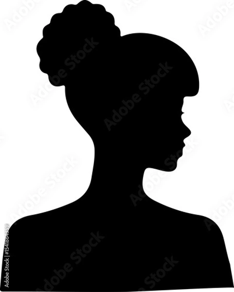 Obraz Woman Silhouette Vector Art, Elegant Woman Silhouette Design, Fashion Woman Silhouette Vector, Female Silhouette Illustration, Stylish Woman Vector Art, Girl Silhouette Clipart, Modern Woman Silhouett
