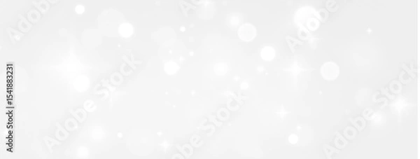 Fototapeta Fantasy sparkle overlay. Glittering stardust with golden shine, bokeh flare, and magic light. Transparent png for festive background, holiday design, or elegant year celebration.

