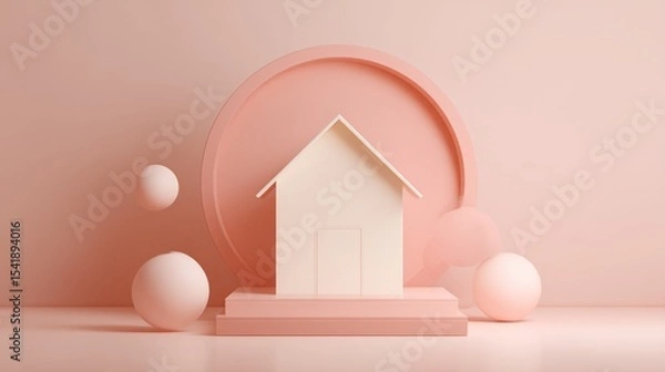 Obraz Minimalist home design concept