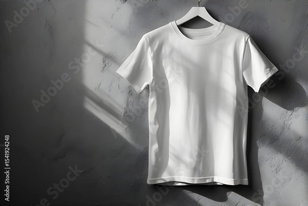 Obraz Mockup product brand clothes or logo with plain clothes image display