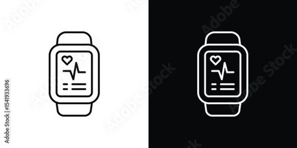 Fototapeta Smartwatch icon. Graphic Design vector icon. Ui Ux Icons