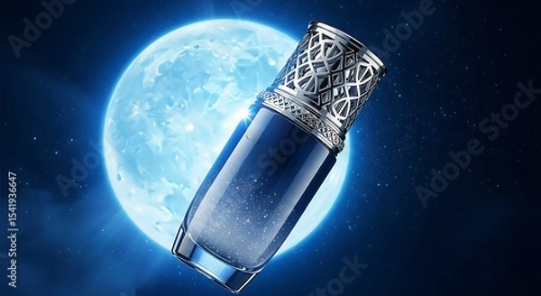 Obraz Celestial Elixir: Night Serum Against a Stellar Backdrop