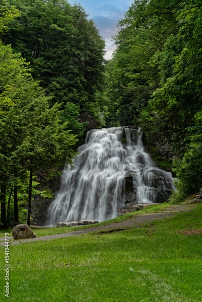 Fototapeta Delphi Falls at Delphi Falls County Park In New York