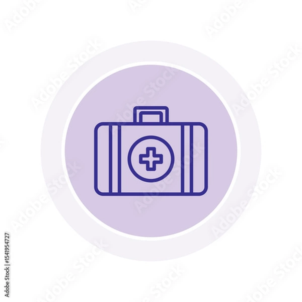 Fototapeta First Aid Kit vector, pixel perfect, illustrator file 
