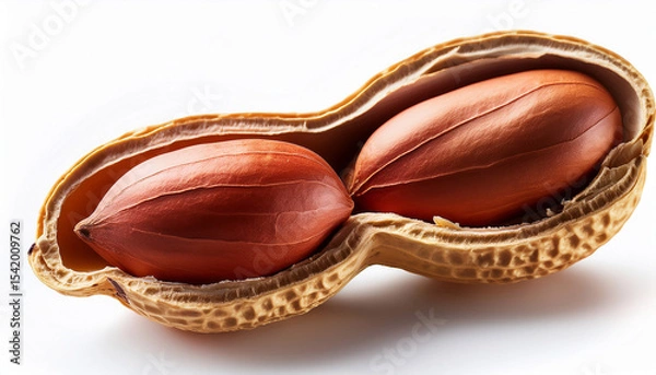 Obraz close up of a peanut in its shell