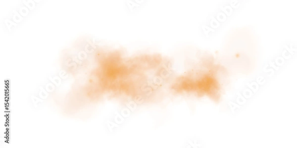 Fototapeta Realistic Flying Dirt and Fog Effect Sandstorm or Off Road Explosion Isolated for Race and Rally Backgrounds