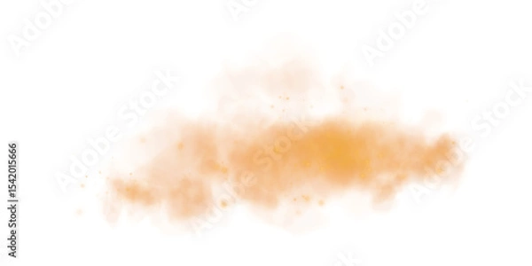 Fototapeta Dust and Smoke Burst Overlay Realistic Dirty Air and Sand Explosion Element on Transparent Background