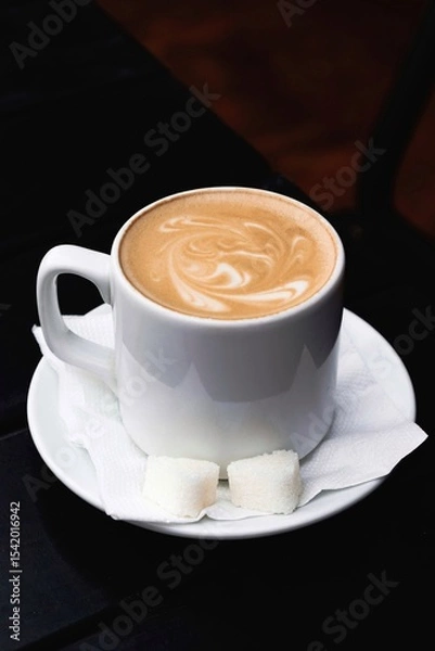 Obraz Aromatic coffee in a mug