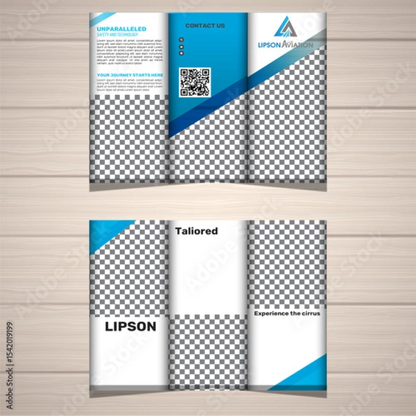 Obraz brochure design 