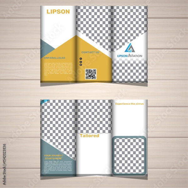 Obraz brochure design 