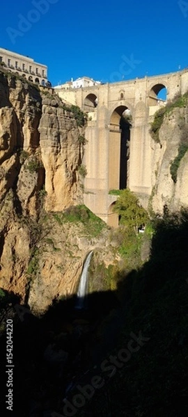 Obraz old bridge in the mountains