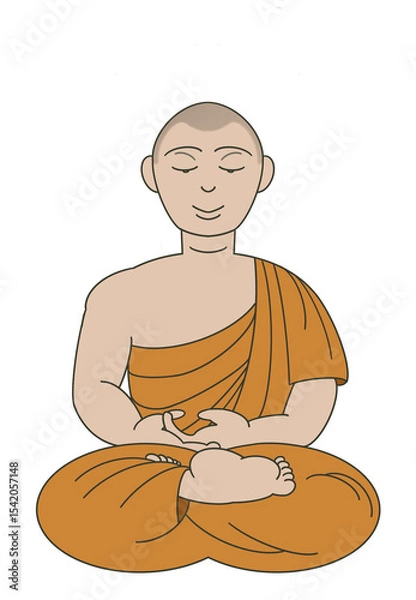 Obraz 명상하는 스님