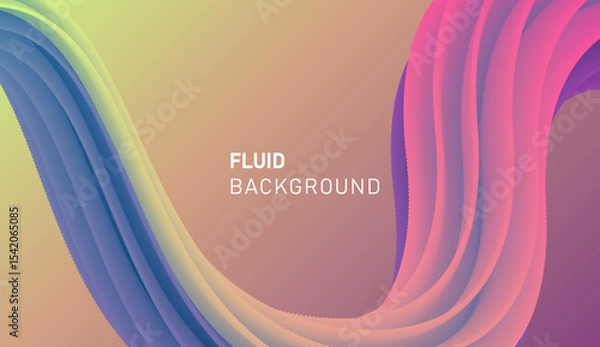 Obraz fluid background design 