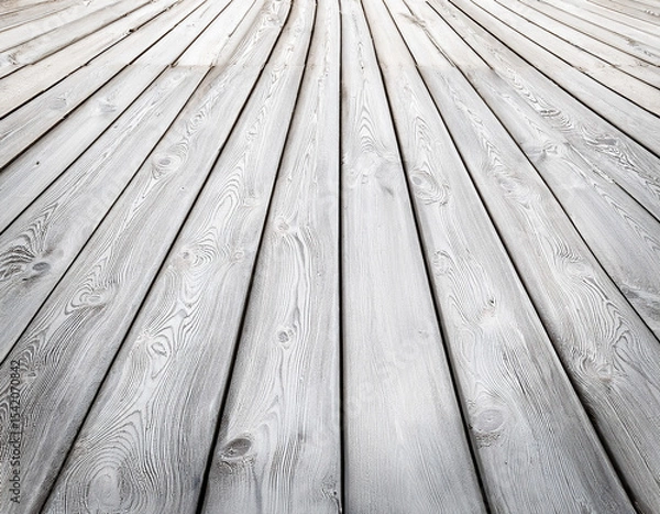 Fototapeta Wooden plunks as background.  AI generated image, ai