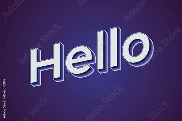 Obraz text effect design 