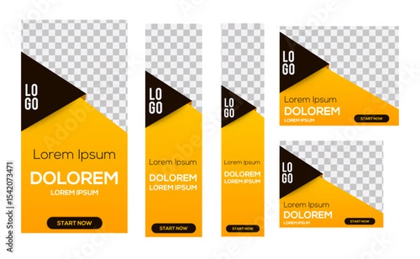 Obraz web banner design 