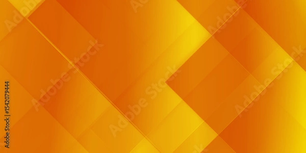 Fototapeta abstract orange background with lines and triangles, modern orange color abstract background with seamless pattern, business and technology concept background with orange stripes and geometric shapes.