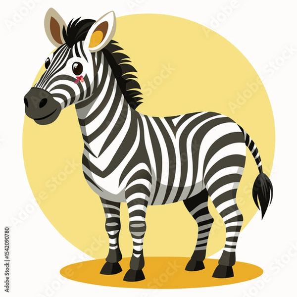 Obraz zebra vector illustration