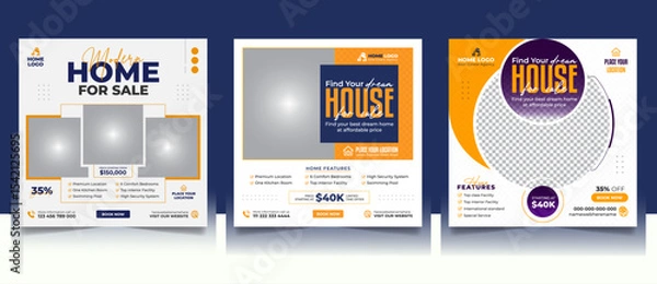 Obraz social media post design 