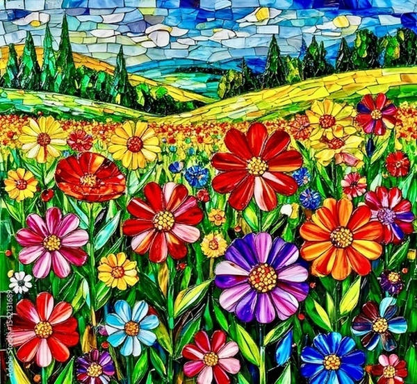 Obraz flowers in summer