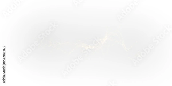 Fototapeta Glowing golden beam curves with sparkle and twirl in a dynamic, futuristic flare. Perfect for vector light effects, magic, and luxury visuals with a transparent background.