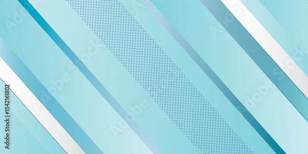 Fototapeta Abstract geometric light blue Background. with space for concept design Technology and modern.