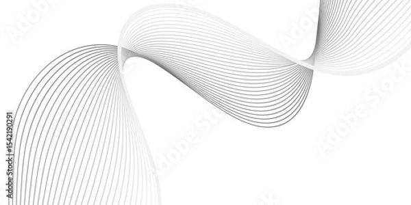 Obraz 
Dynamic Curved Line Design on Transparent Background –Ideal for High-Tech Communication Designs, Big Data Reports, Research Presentations, and Business Technology Collateral
