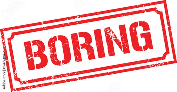 Obraz Grunge stamp boring
