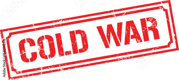 Obraz Grunge stamp cold war