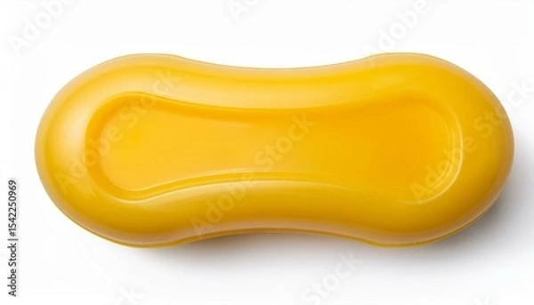 Fototapeta Yellow bar soap overhead view