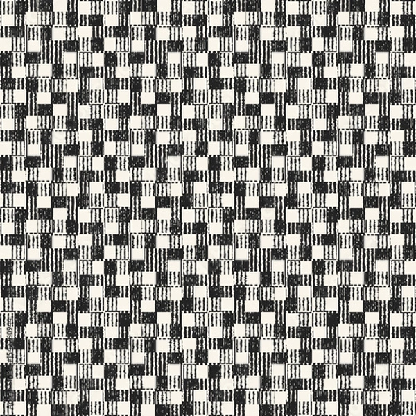Fototapeta Monochrome Grain Mottled Checked Pattern