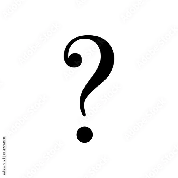 Obraz Interrogation point or Question mark ?