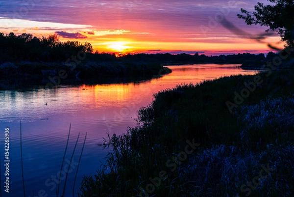 Obraz Na zakręcie rzeki BUG