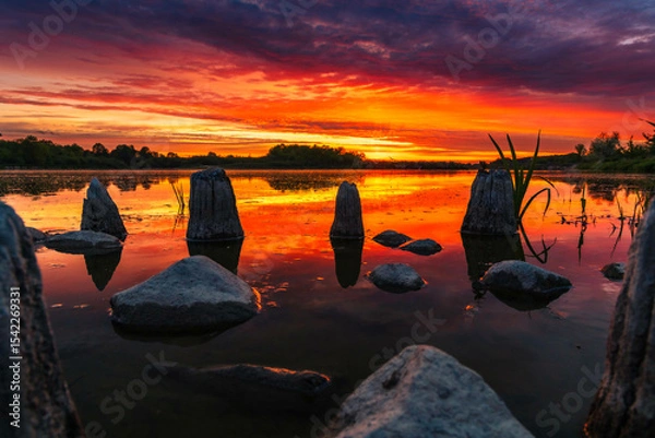 Obraz Niby krokodyla nad Bugiem