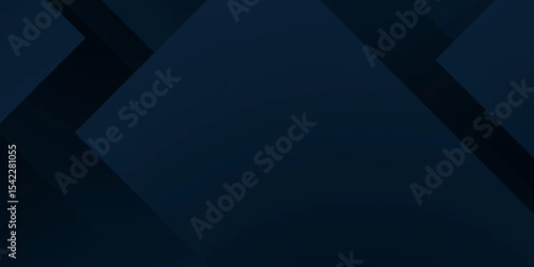 Obraz Dark blue geometric background. Blue background. Modern style background.