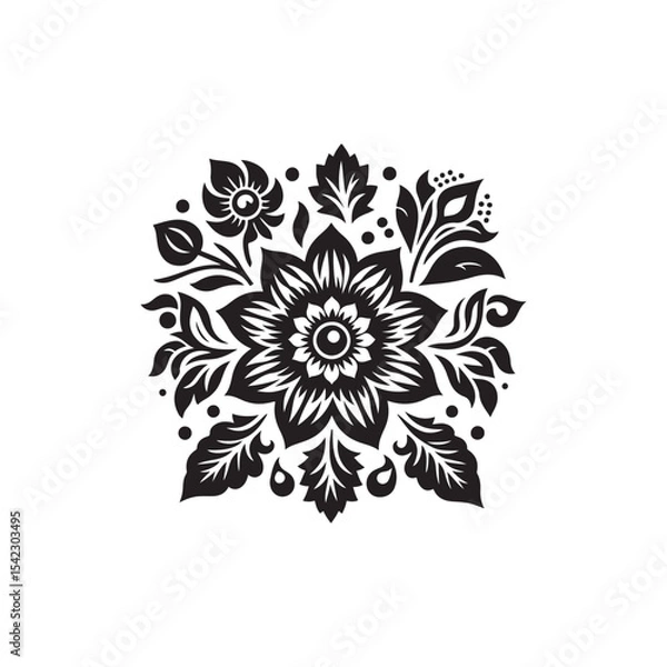 Fototapeta Flower Vector (2).eps