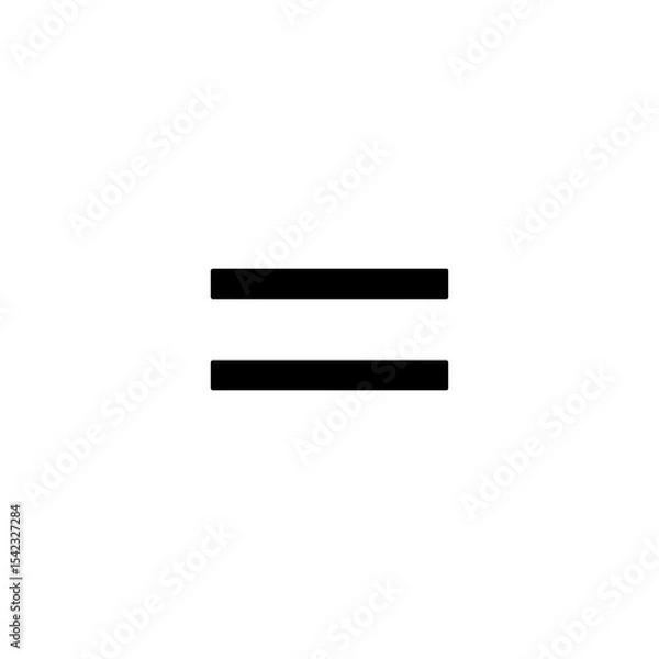 Obraz = equal sign