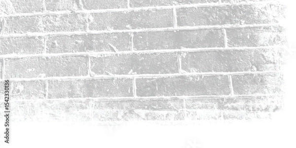 Obraz Grungy grey brickwork forming a compelling background, ideal for industrial design themes and urban-inspired projects.
