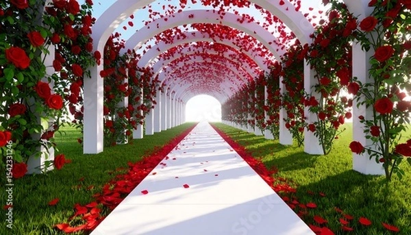 Obraz Rose Archway Path to Light.