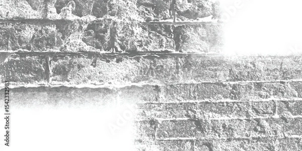 Obraz Ancient stone wall fragment displaying organic irregularities and a deeply ingrained sense of historical significance.
