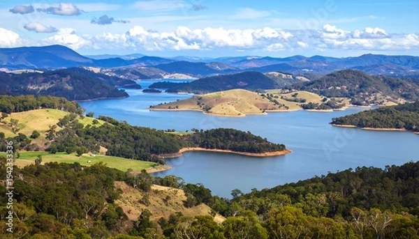 Obraz Scenic Lake  Mountain View.